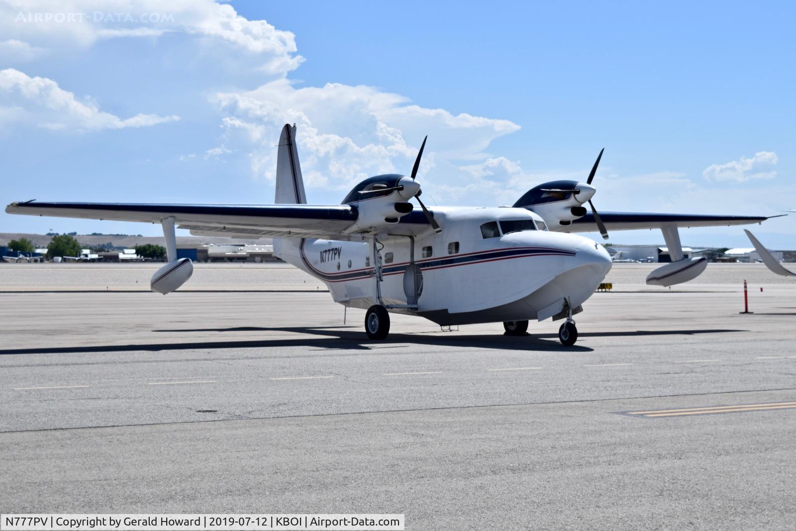 N777PV, 1949 Grumman G-73T Turbo Mallard Mallard C/N J-49, Parked on the north GA ramp.