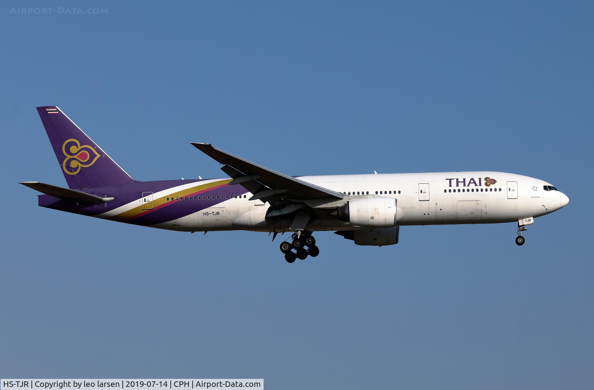HS-TJR, 2006 Boeing 777-2D7/ER C/N 34586/588, Copenhagen 14.7.2019 L/D R-22L