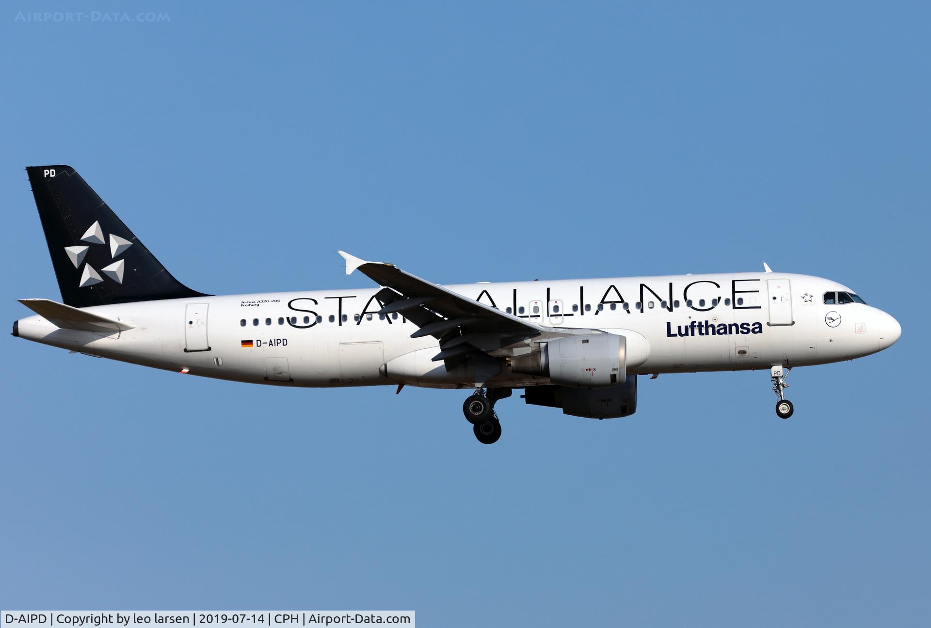 D-AIPD, 1989 Airbus A320-211 C/N 0072, Copenhagen 14.7.2019 L/D R-22L