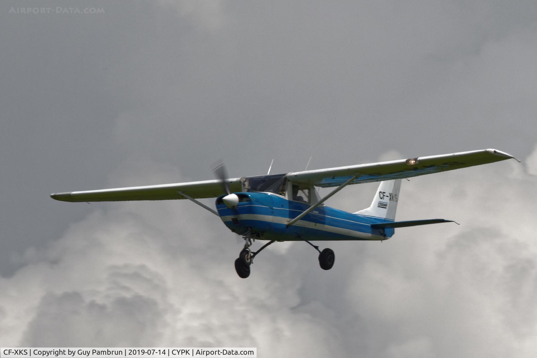CF-XKS, 1968 Cessna 150H C/N 15068879, Landing