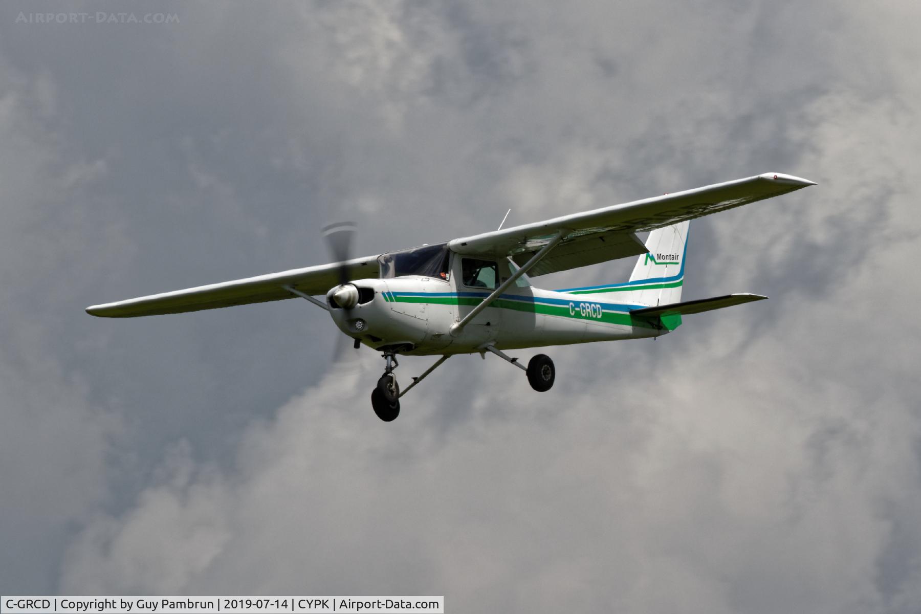 C-GRCD, 1982 Cessna 152 C/N 15285578, Landing