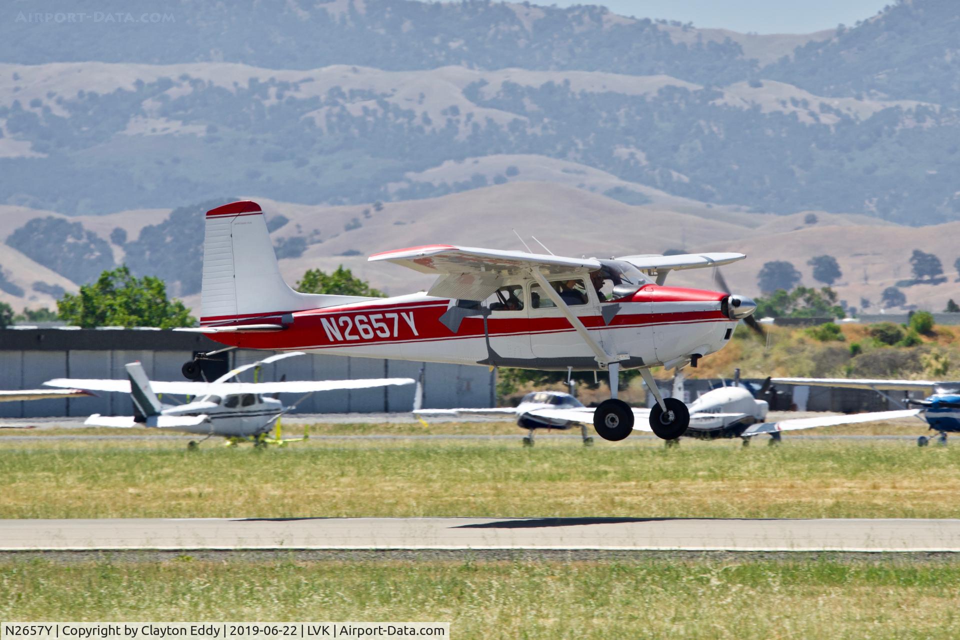 N2657Y, 1962 Cessna 180E C/N 18051157, Livermore Airport California 2019.