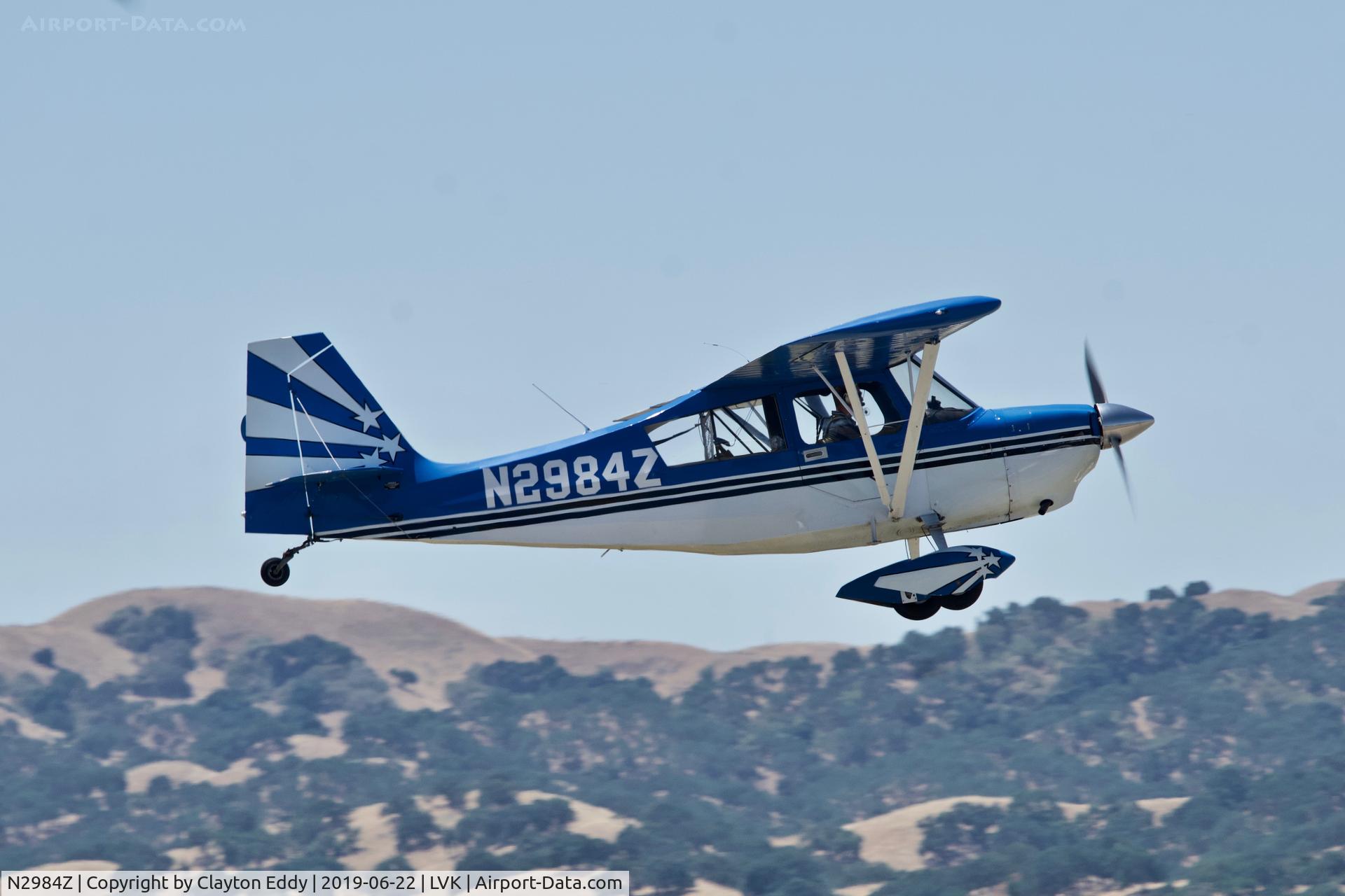 N2984Z, 1978 Bellanca 8KCAB Decathlon C/N 381-78, Livermore Airport California 2019.