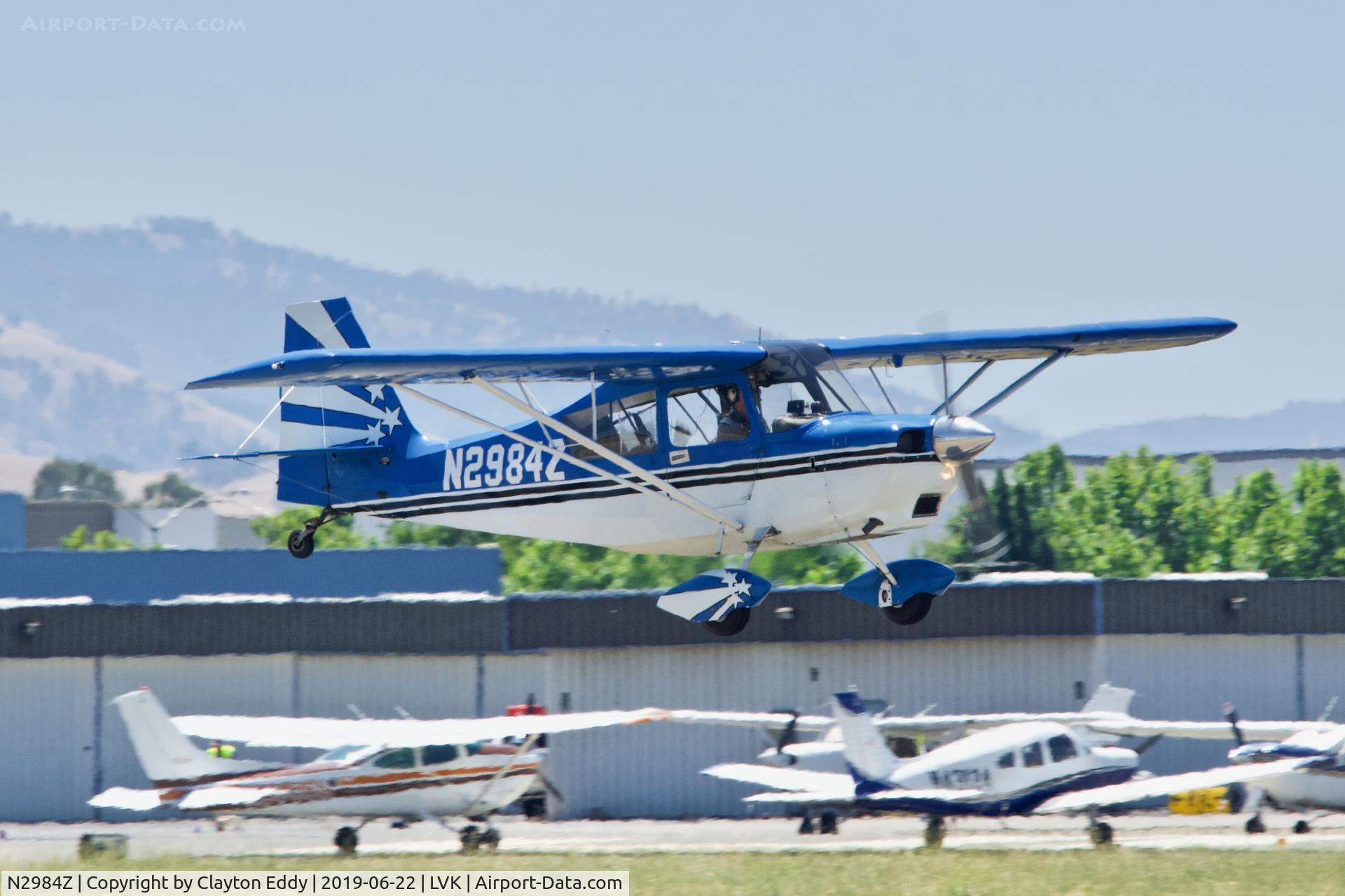 N2984Z, 1978 Bellanca 8KCAB Decathlon C/N 381-78, Livermore Airport California 2019.