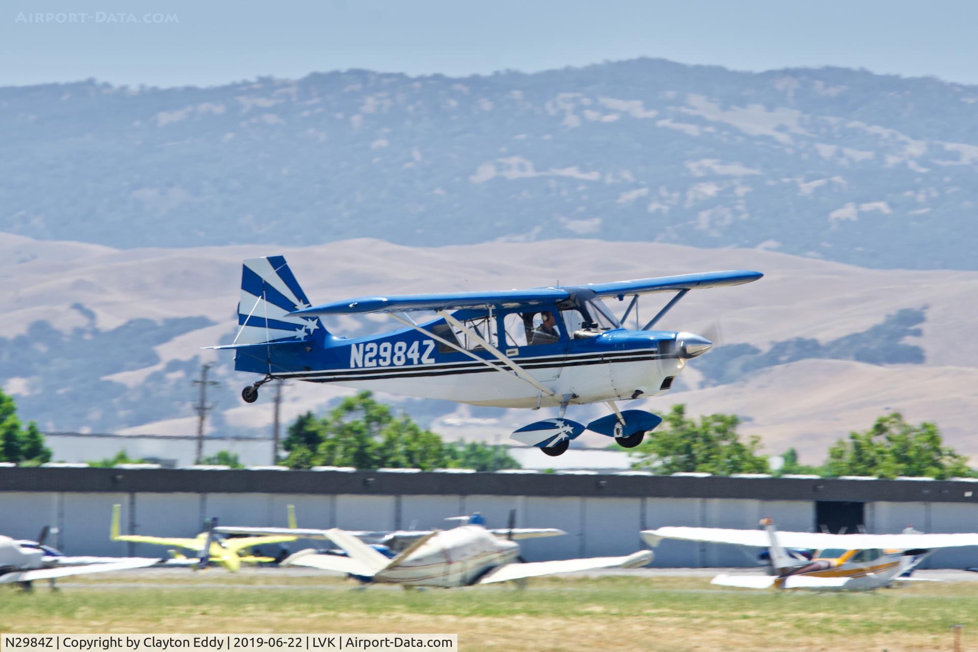 N2984Z, 1978 Bellanca 8KCAB Decathlon C/N 381-78, Livermore Airport California 2019.