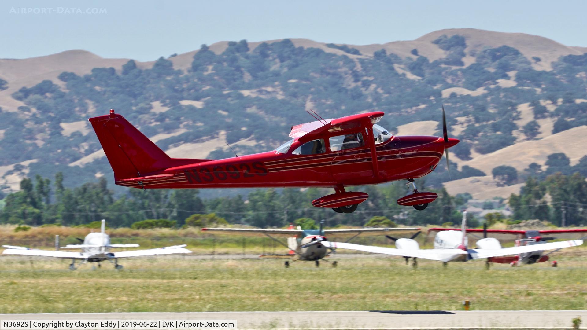 N3692S, 1963 Cessna 172E C/N 17250892, Livermore Airport California 2019.