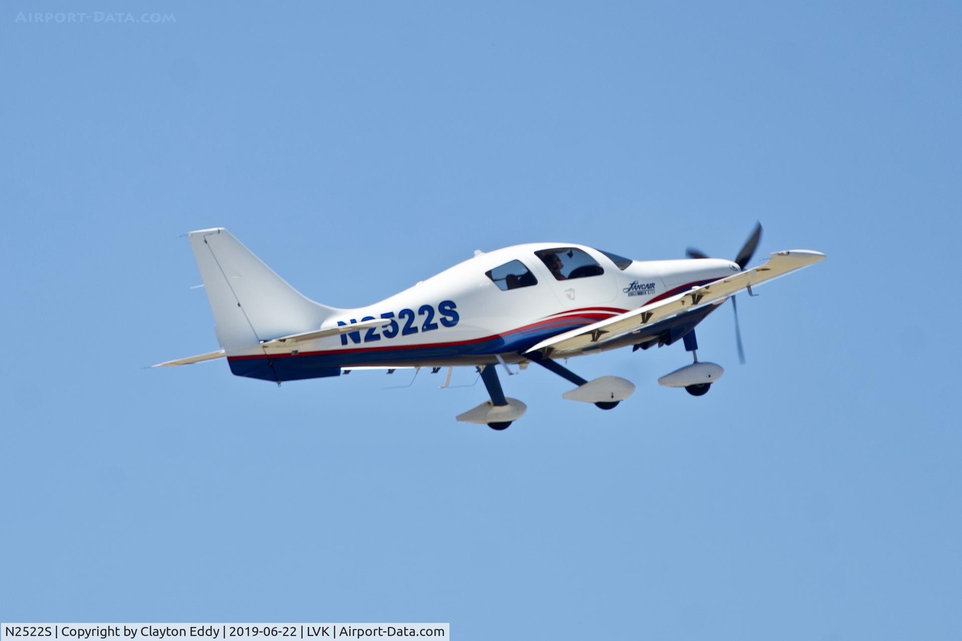 N2522S, Lancair LC41-550FG C/N 41083, Livermore Airport California 2019.