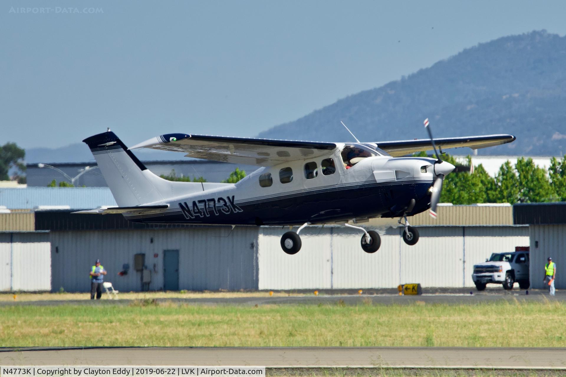 N4773K, 1979 Cessna P210N Pressurised Centurion C/N P21000304, Livermore Airport California 2019.