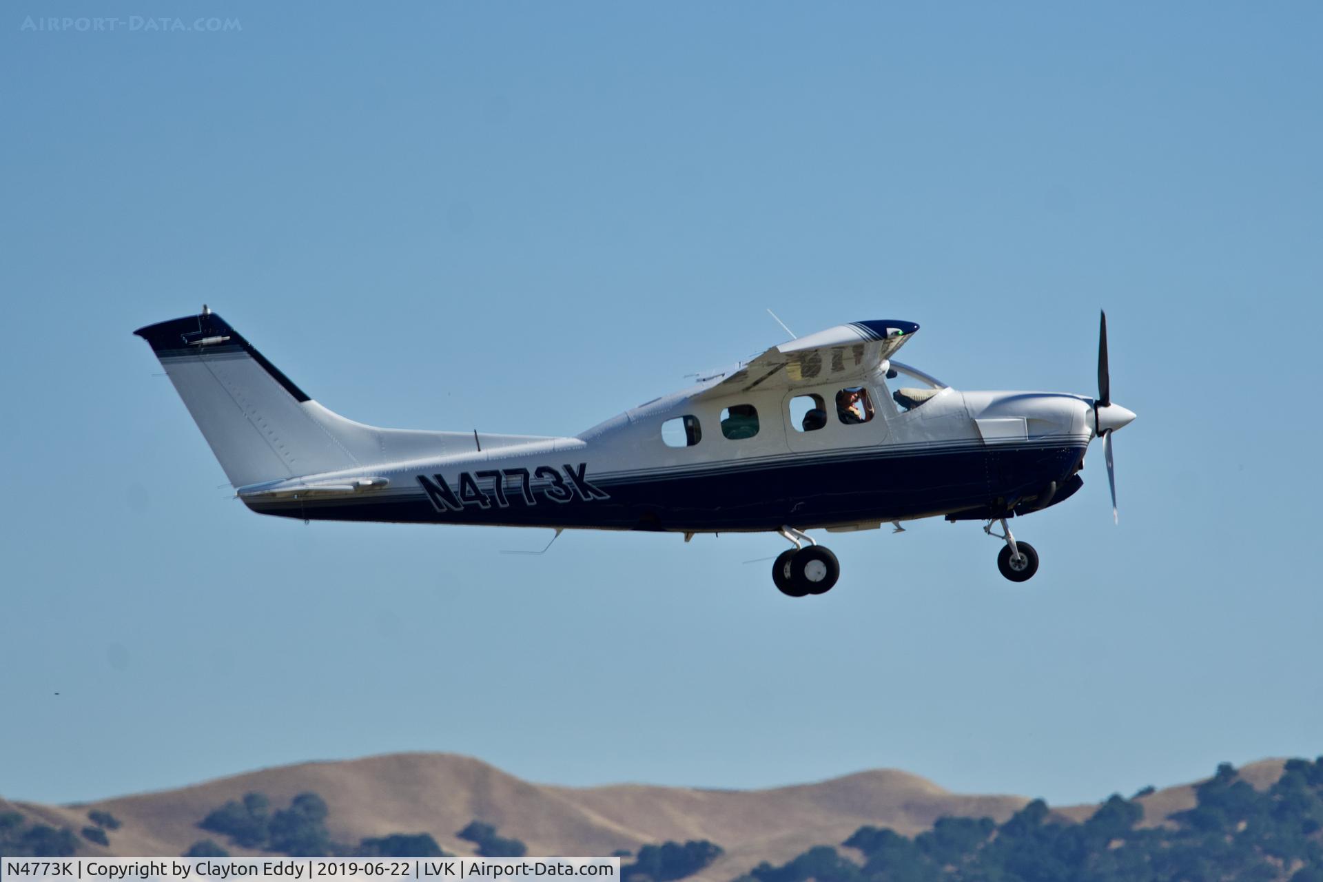 N4773K, 1979 Cessna P210N Pressurised Centurion C/N P21000304, Livermore Airport California 2019.