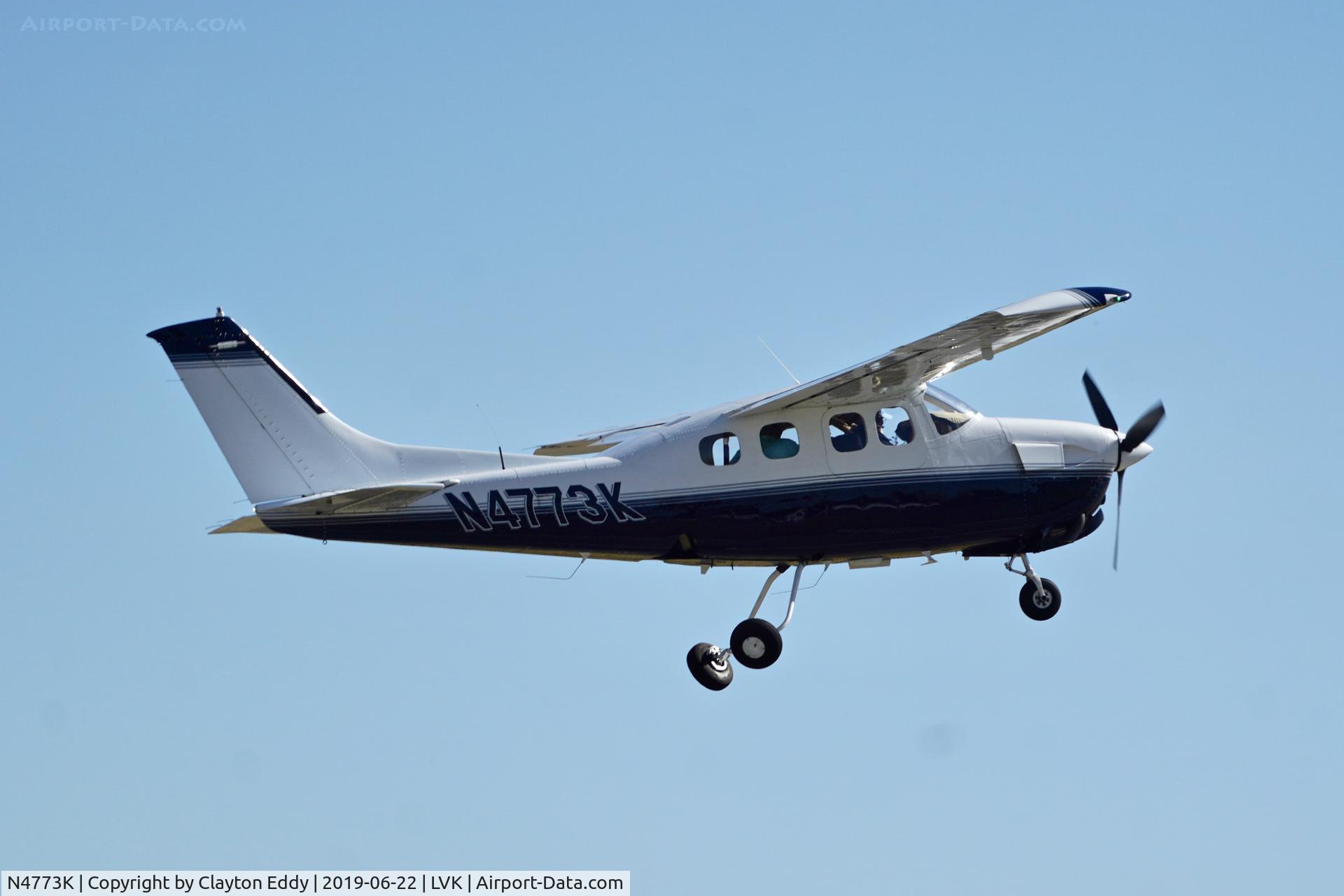 N4773K, 1979 Cessna P210N Pressurised Centurion C/N P21000304, Livermore Airport California 2019.