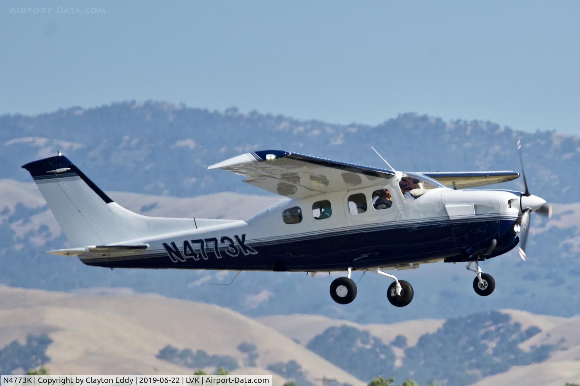 N4773K, 1979 Cessna P210N Pressurised Centurion C/N P21000304, Livermore Airport California 2019.
