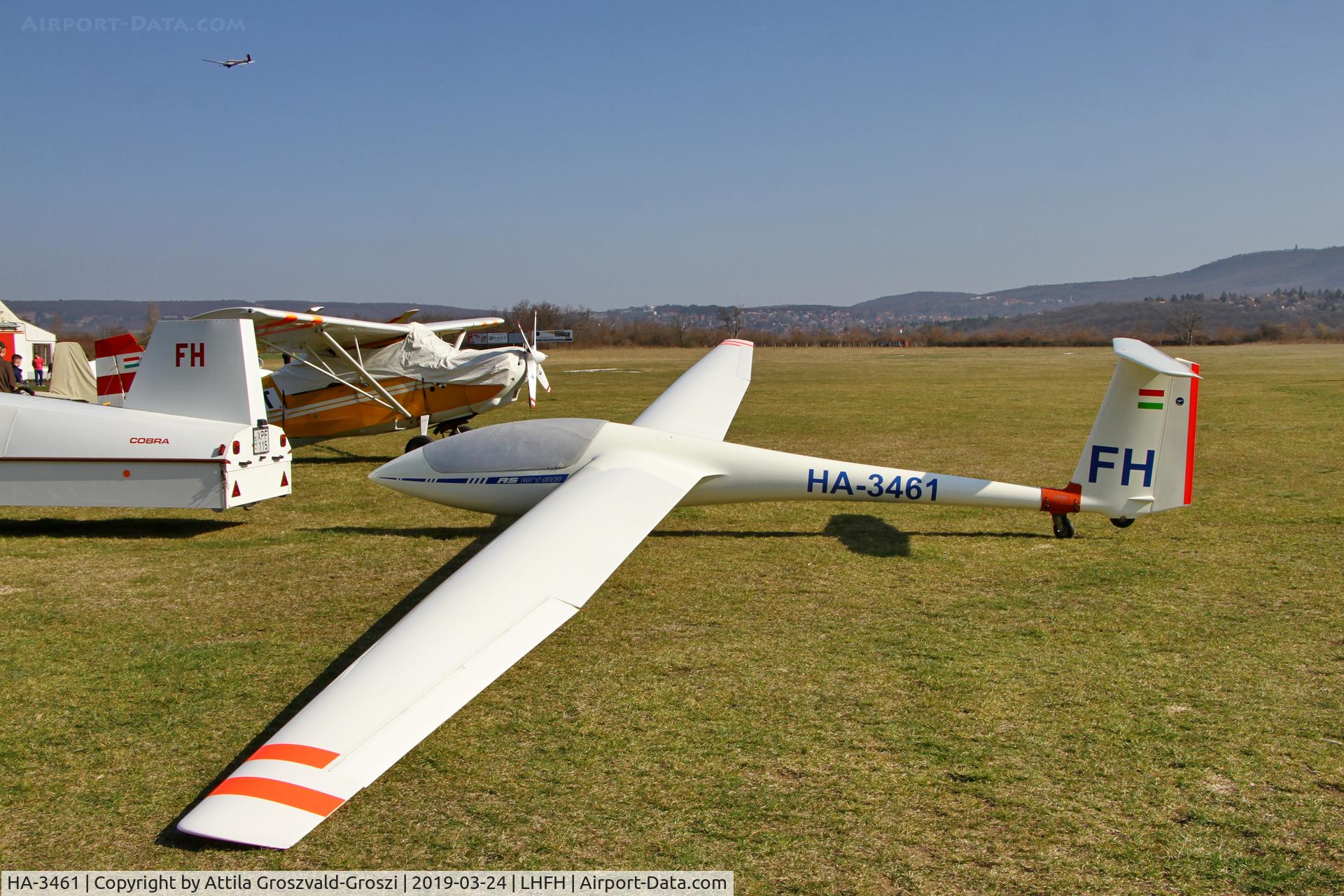 HA-3461, 1984 Schleicher ASW-19B C/N 19391, LHFH - Airport of Farkashegy, Hungary
