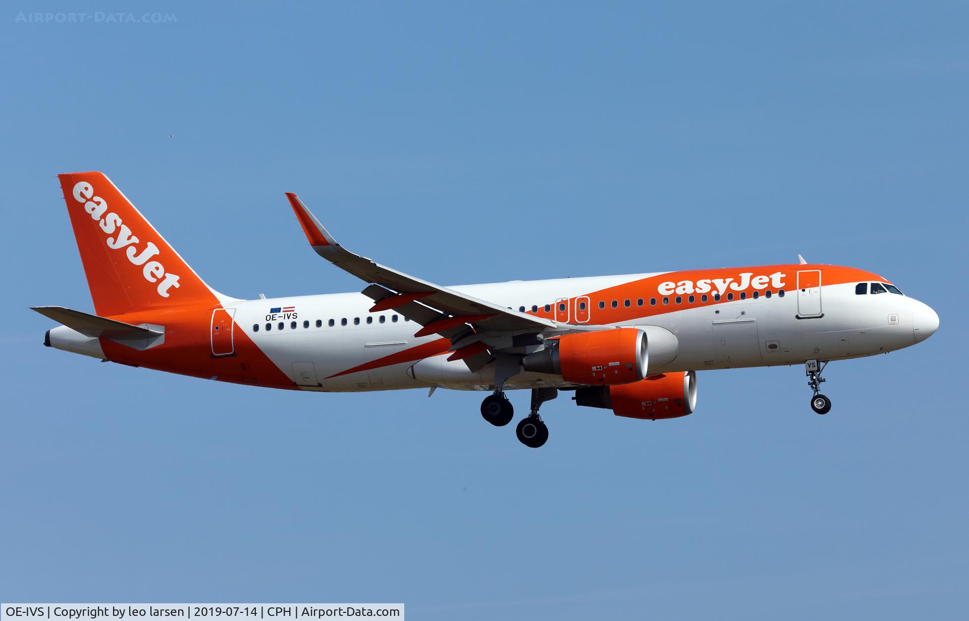 OE-IVS, 2016 Airbus A320-214 C/N 7235, Copenhagen 14.7.2019 L/D R-22L