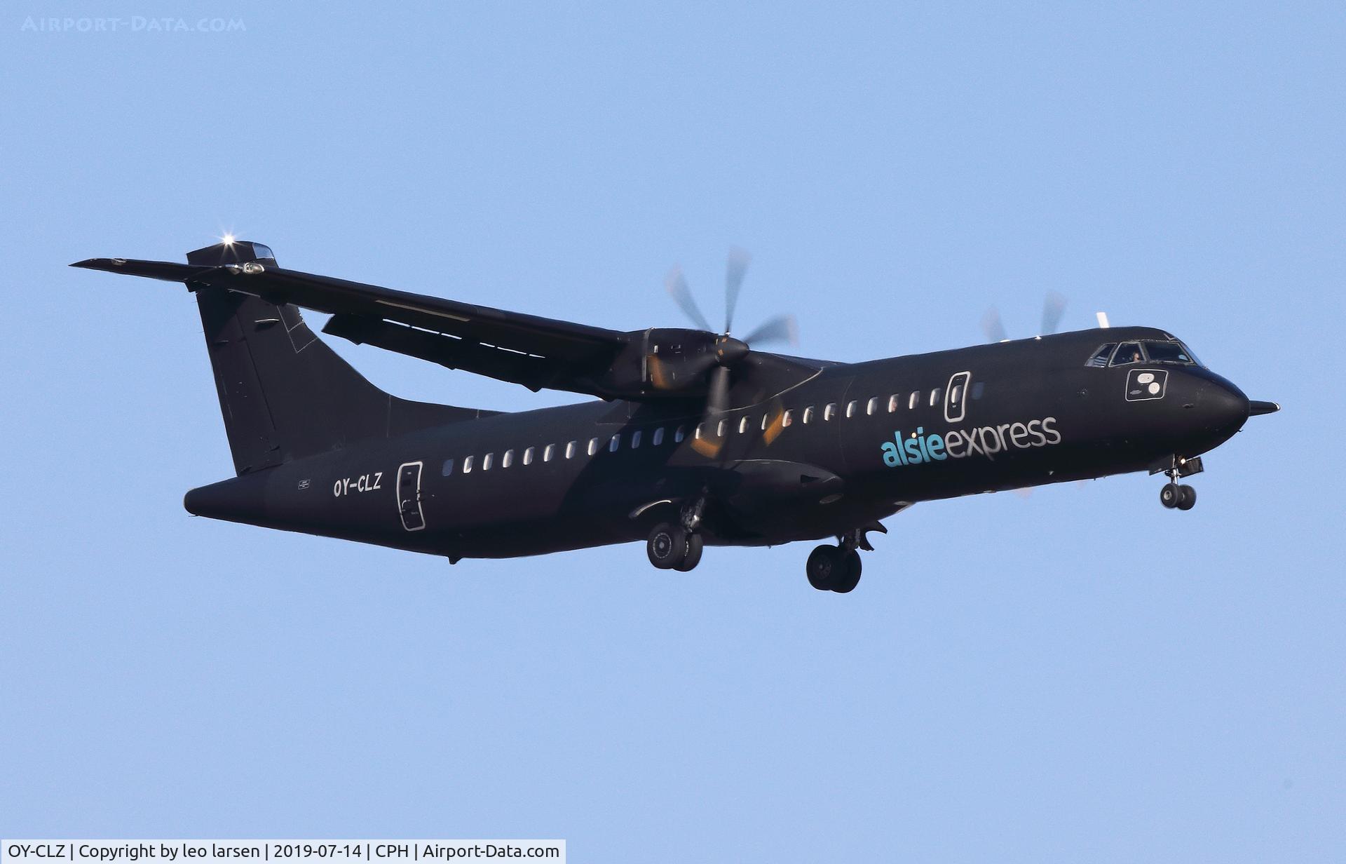 OY-CLZ, 2008 ATR 72-212A C/N 818, Copenhagen 14.7.2019 L/D R-22L