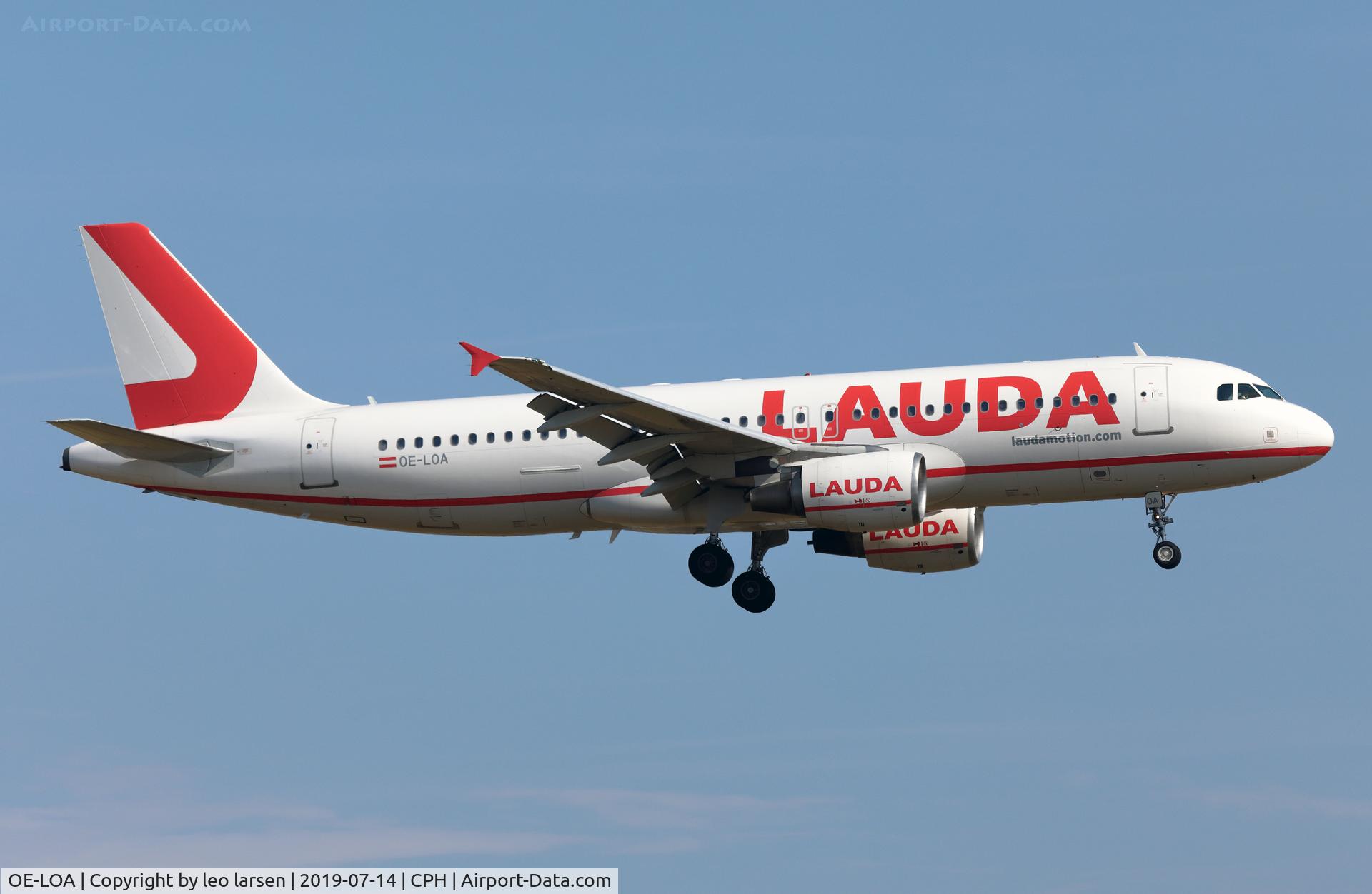 OE-LOA, 2007 Airbus A320-214 C/N 3147, Copenhagen 14.7.2019 L/D R-22L