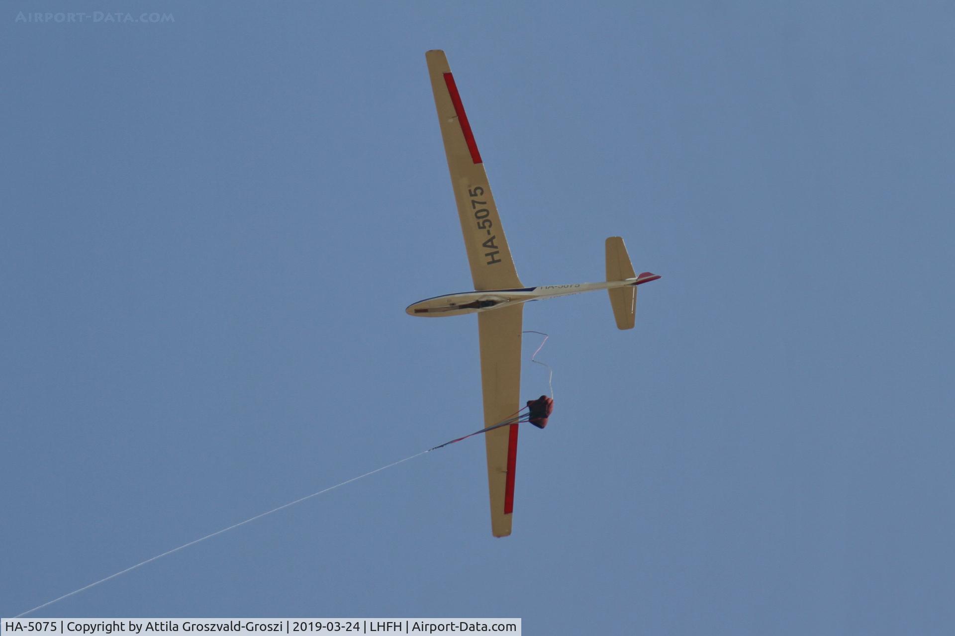 HA-5075, Schleicher Ka-7 Rhonadler C/N 7008, LHFH - Airport of Farkashegy, Hungary