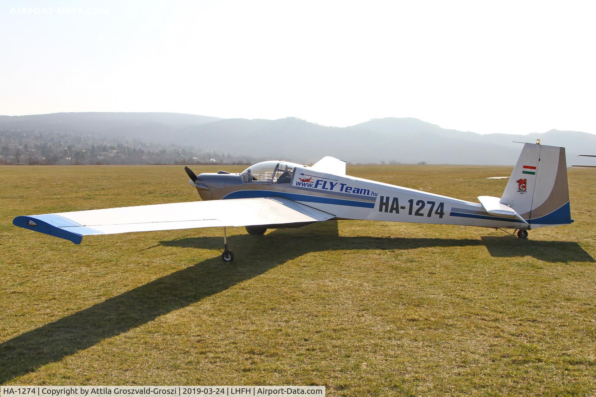 HA-1274, 1972 Scheibe SF-25C Falke C/N 4467, LHFH - Airport of Farkashegy, Hungary