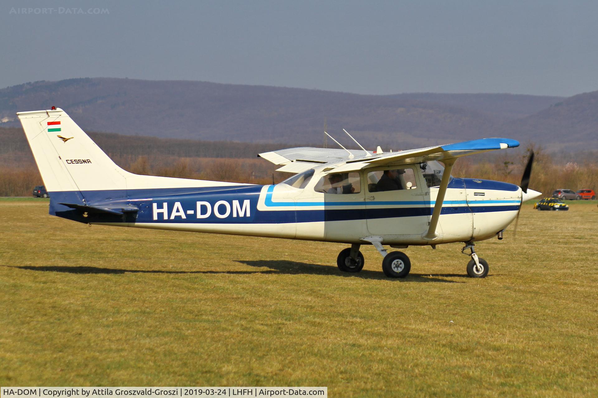 HA-DOM, 1974 Reims F172M Skyhawk Skyhawk C/N 1130, LHFH - Airport of Farkashegy, Hungary