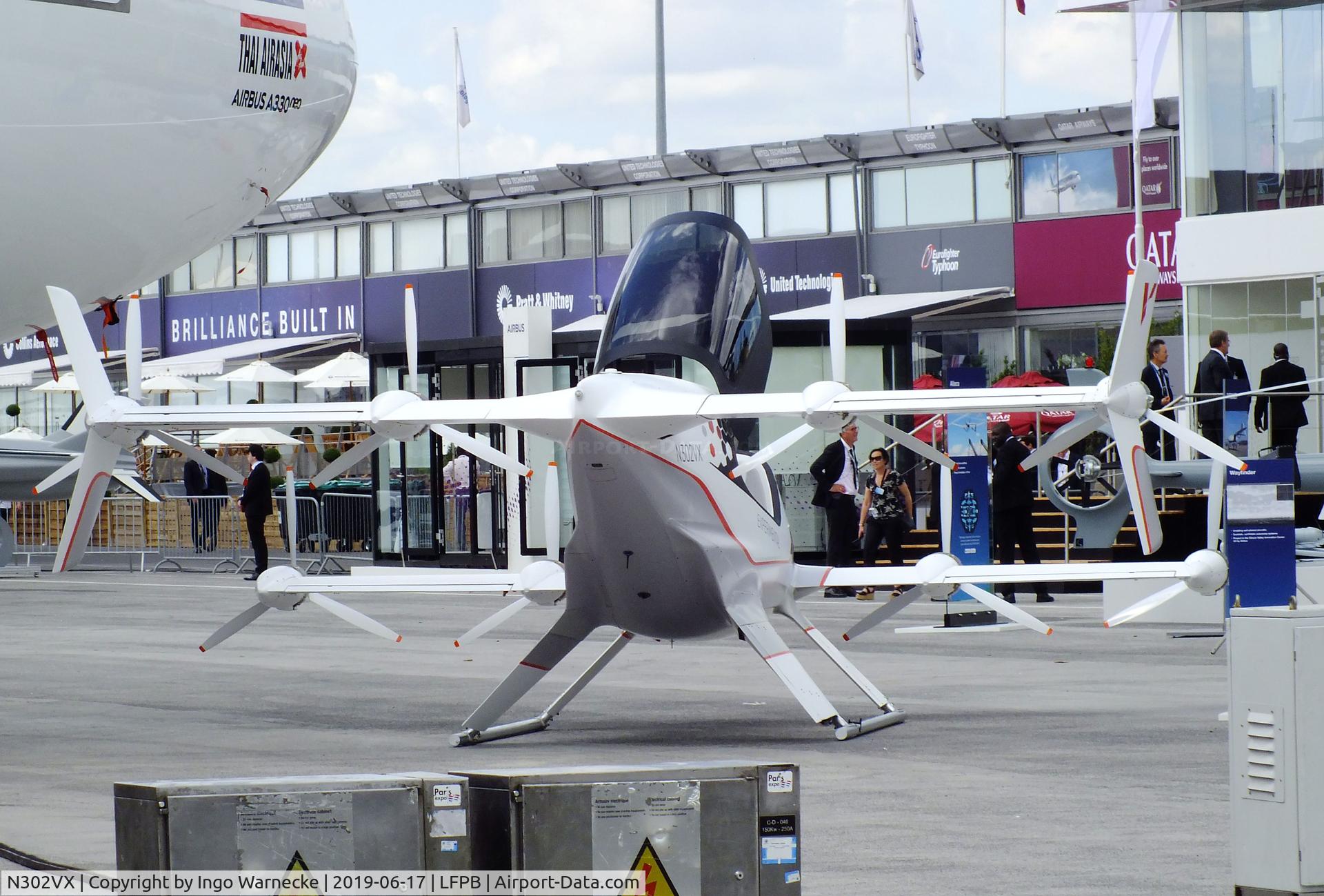 N302VX, 2017 Airbus VAH001 Vahana C/N 002, Airbus A3 Vahana with 8 electric motors at the Aerosalon 2019, Paris
