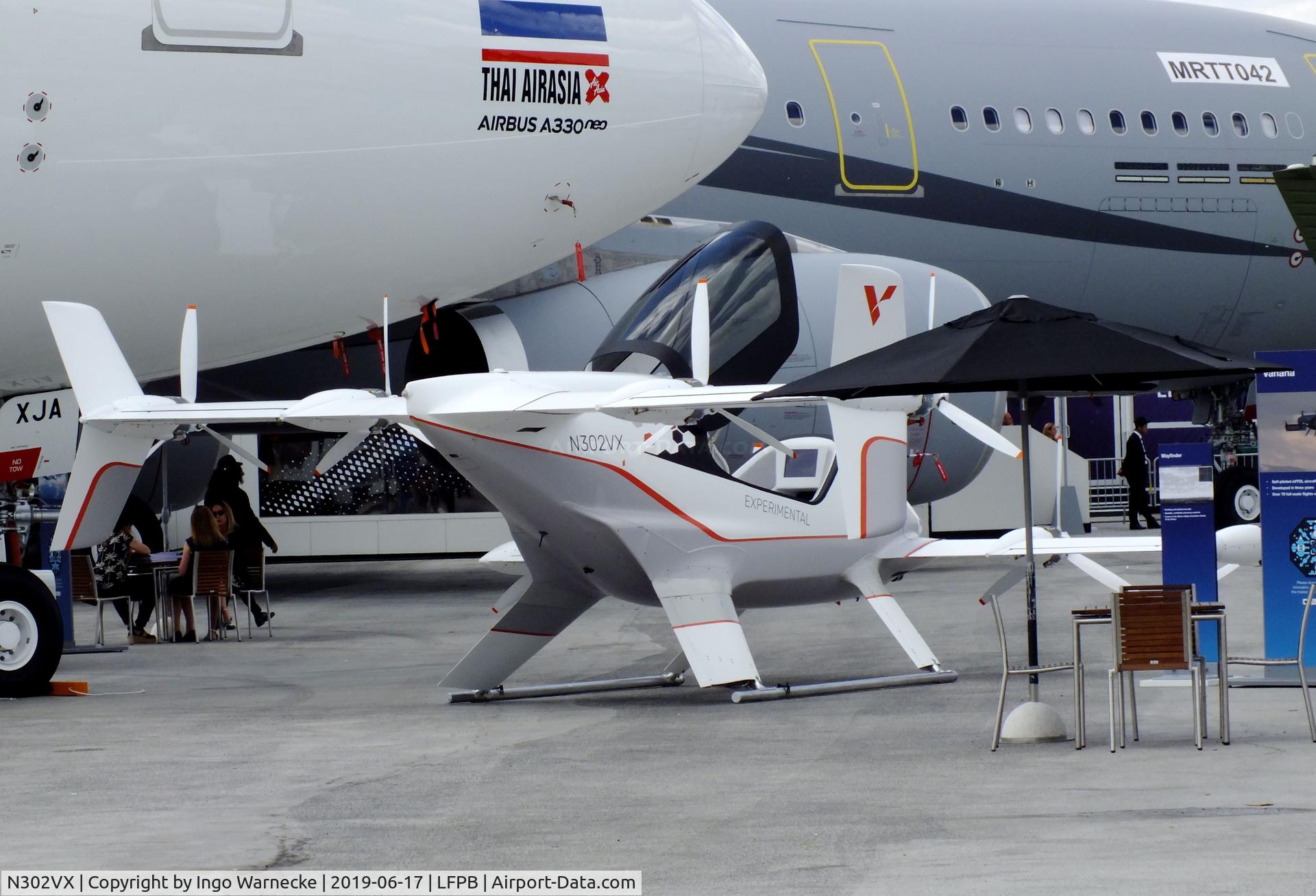 N302VX, 2017 Airbus VAH001 Vahana C/N 002, Airbus A3 Vahana with 8 electric motors at the Aerosalon 2019, Paris