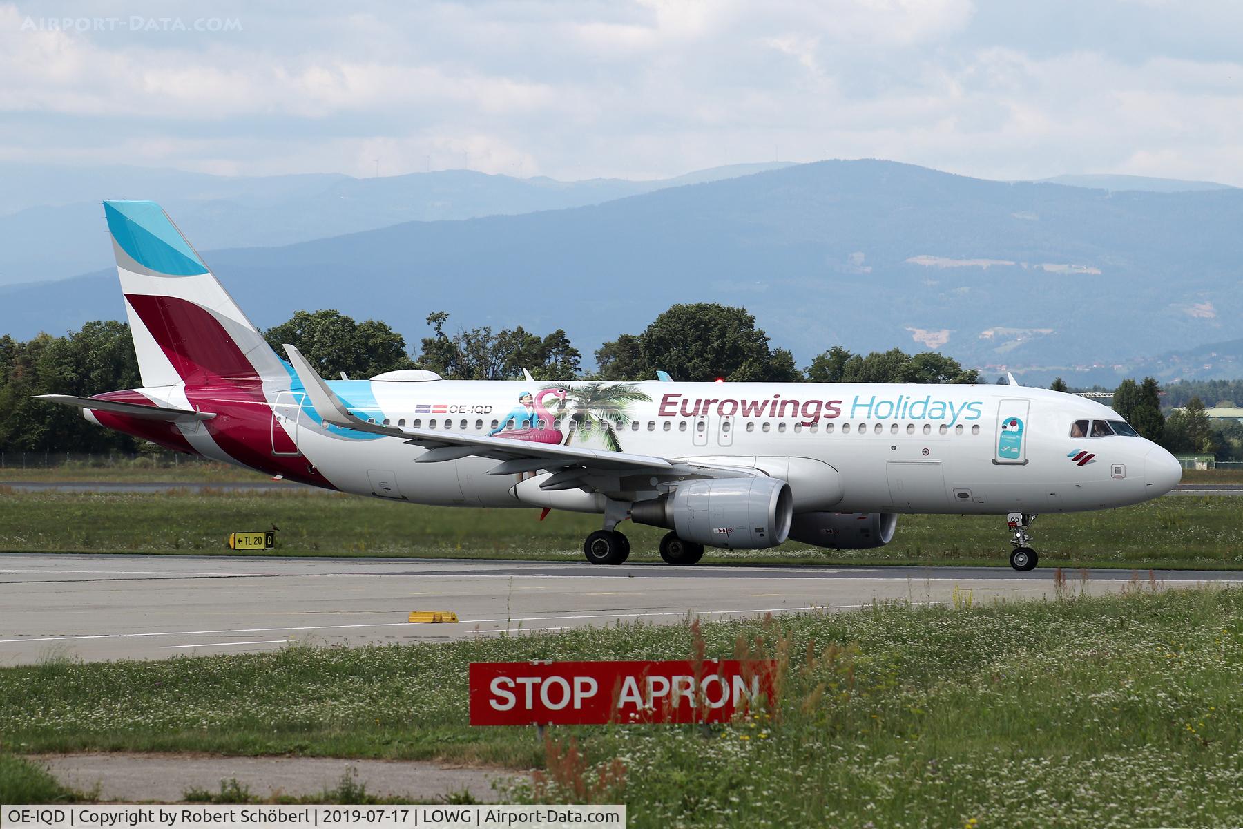 OE-IQD, 2016 Airbus A320-214 C/N 7056, OE-IQD @ LOWG 2019
