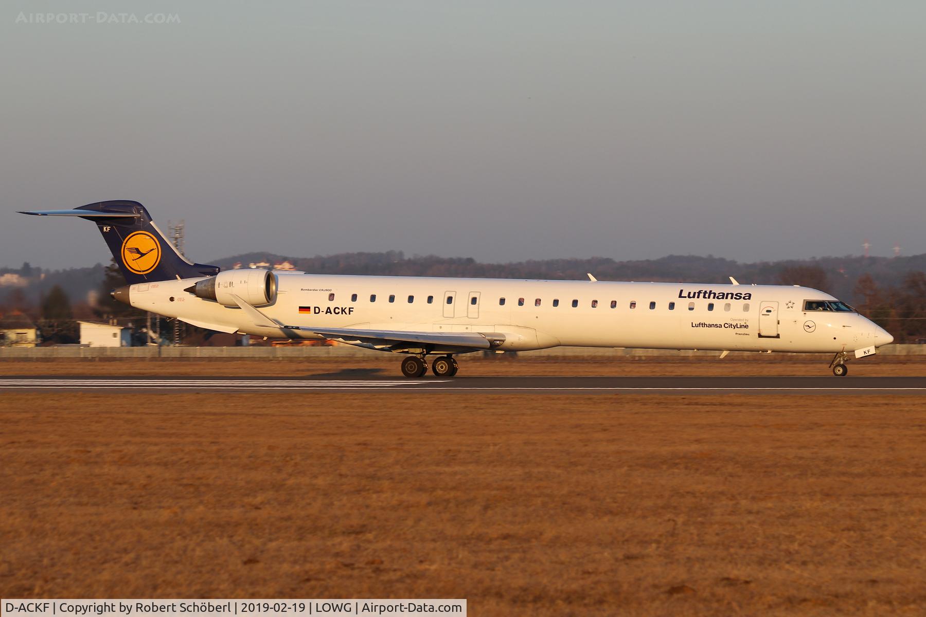 D-ACKF, 2006 Bombardier CRJ-900LR (CL-600-2D24) C/N 15083, D-ACKF @ LOWG 2019