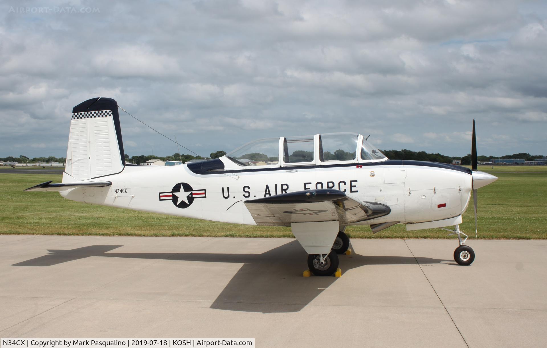 N34CX, 1958 Beech T-34A Mentor C/N CG-223, Beech T-34A