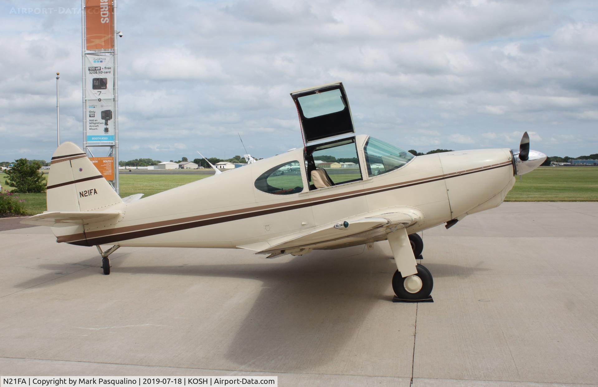 N21FA, 1950 Globe GC-1B Swift C/N 3727, Globe GC-1B