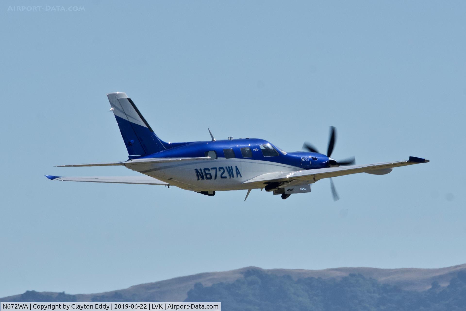 N672WA, 2018 Piper PA-46-600TP C/N 4698072, Livermore Airport California 2019.