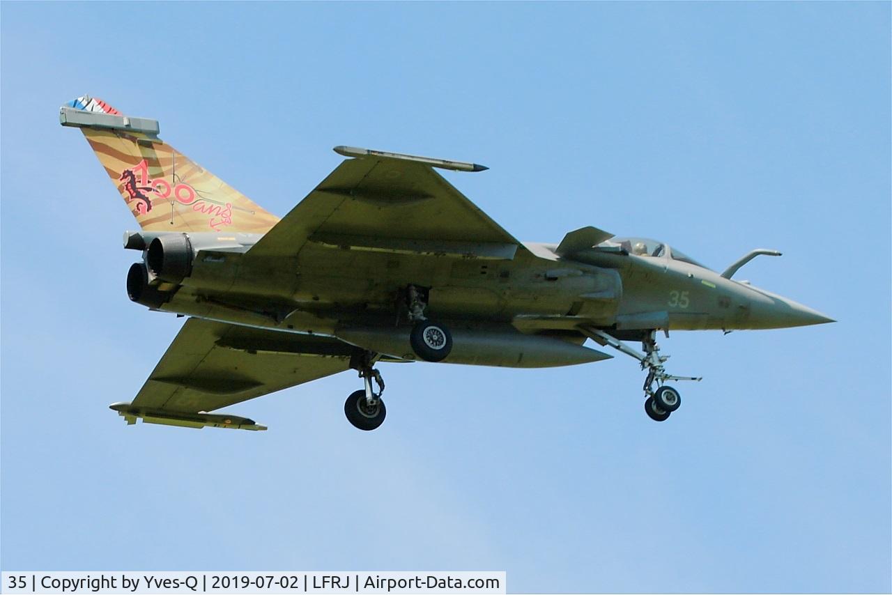 35, 2012 Dassault Rafale M C/N 35, Dassault Rafale M,  On final rwy 08, Landivisiau naval air base (LFRJ)