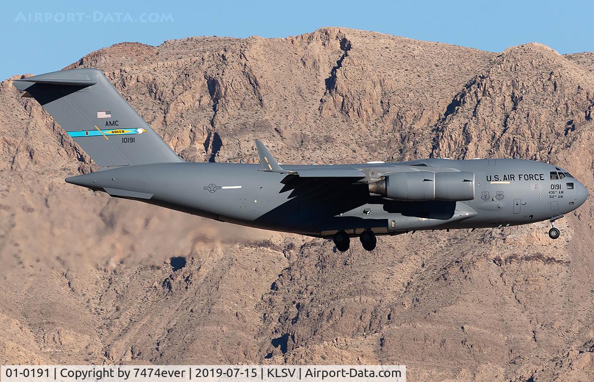01-0191, 2001 Boeing C-17A Globemaster III C/N P-91, TBIRD15 Heavy