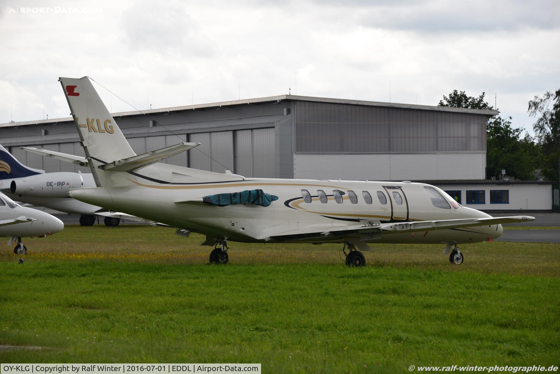 OY-KLG, 1997 Cessna 560 Citation Ultra C/N 560-0401, Cessna 560 Citation 5 Ultra - Scandinavia Executive Jezt- 560-0401 - OY-KLG - 01.07.2016 - DUS