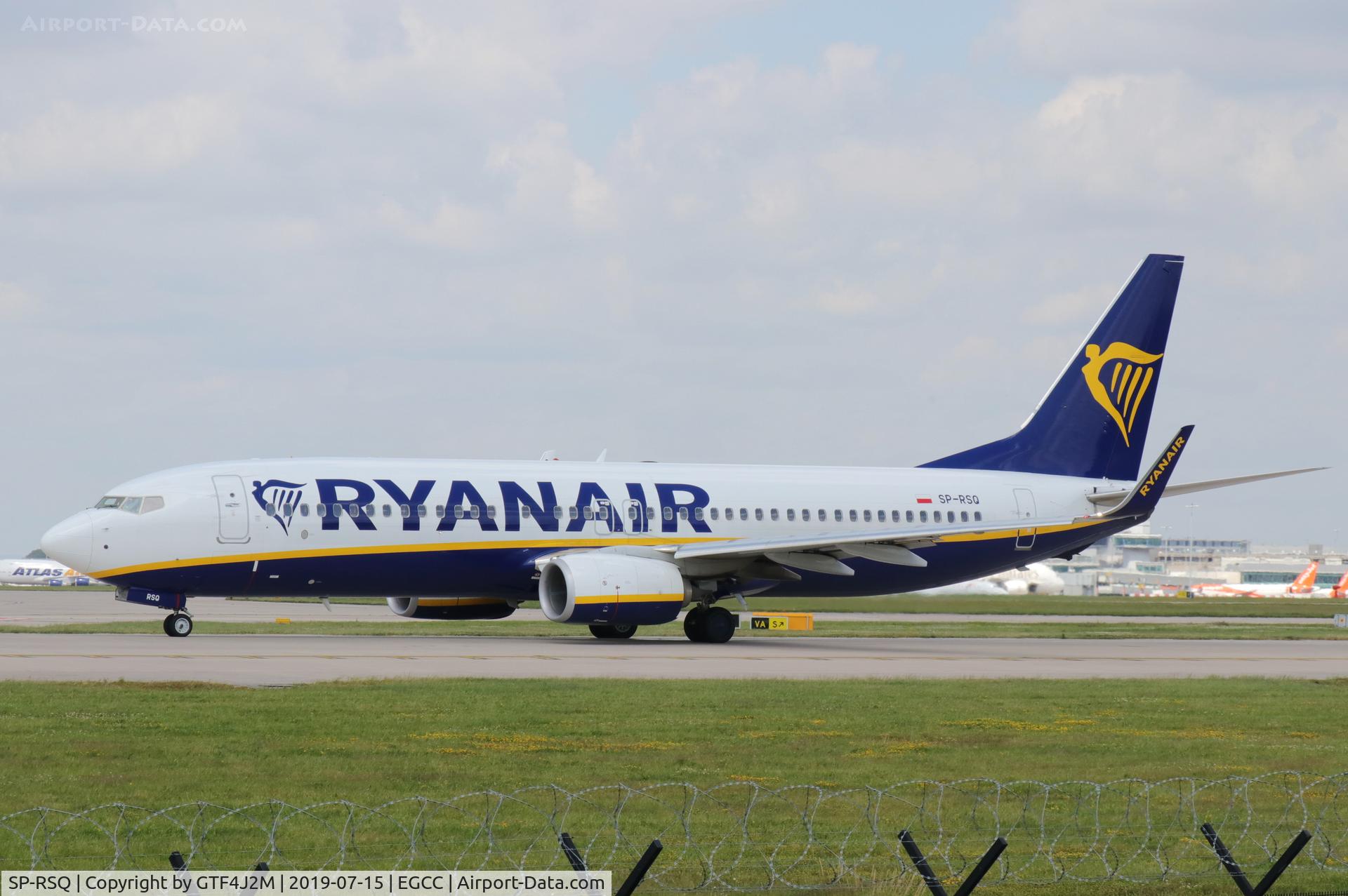 SP-RSQ, 2017 Boeing 737-800 C/N 44774, SP-RSQ at Manchester 15Jly19