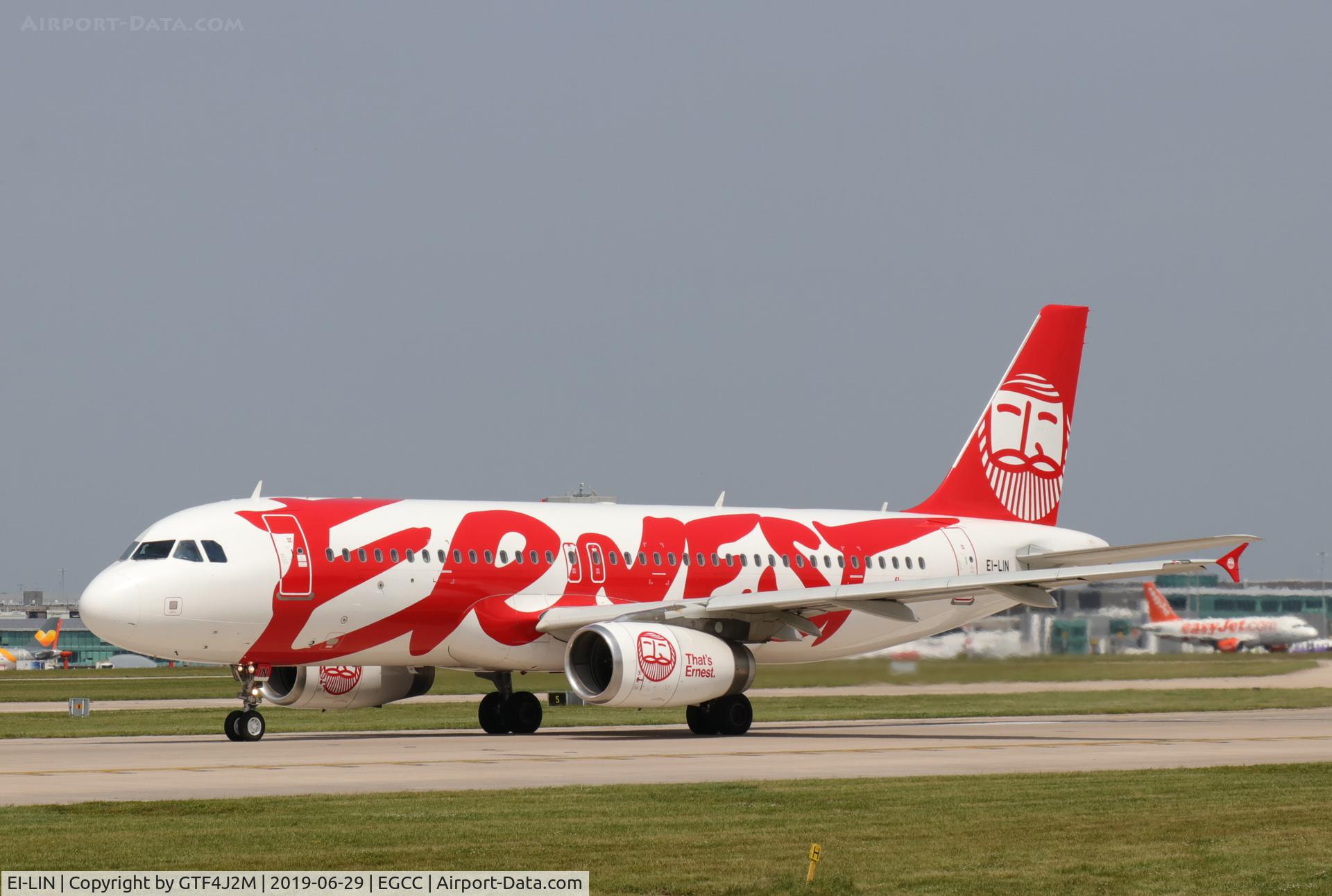EI-LIN, 2010 Airbus A320-232 C/N 4493, EI-LIN at Manchester 29Jun19