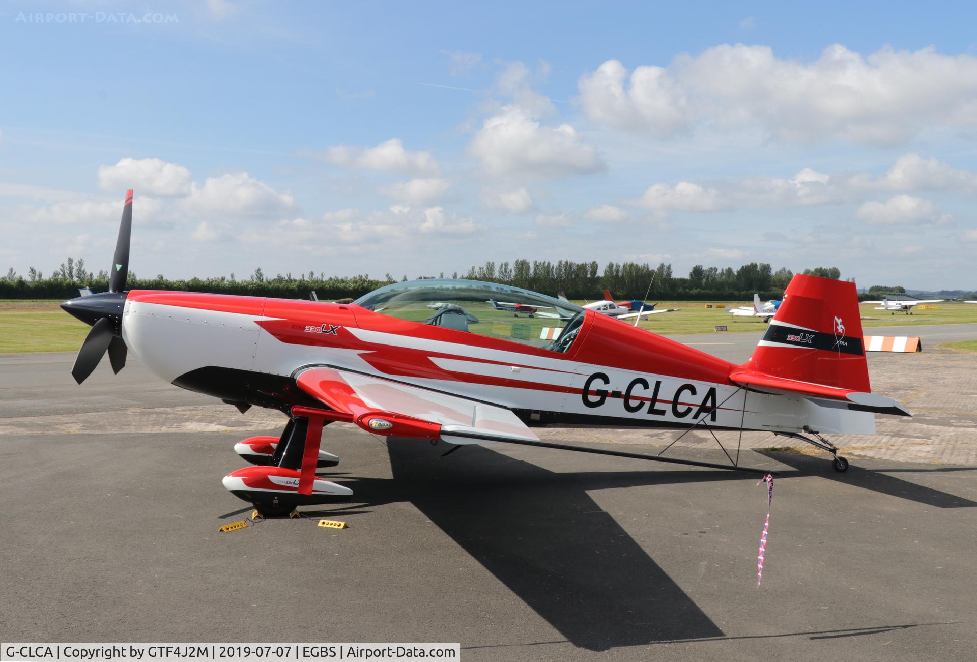 G-CLCA, 2019 Extra EA-330/LX C/N LC082, G-CLCA at Shobdon 07Jly19