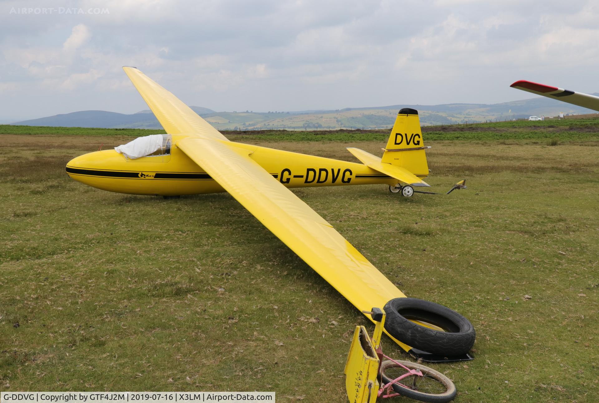 G-DDVG, 1962 Schleicher Ka-6CR Rhonsegler C/N 003, G-DDVG at Long Mynd 16Jly19