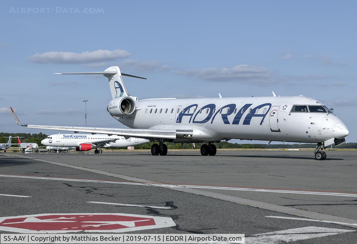 S5-AAY, 2003 Bombardier CRJ-701ER (CL-600-2C10) Regional Jet C/N 10080, S5-AAY