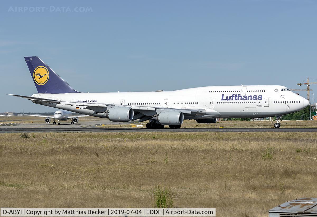 D-ABYI, 2013 Boeing 747-830 C/N 37833, D-ABYI