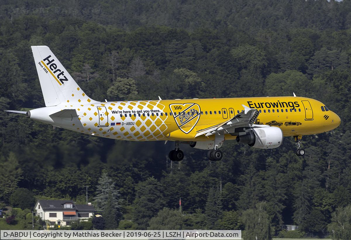D-ABDU, 2008 Airbus A320-214 C/N 3516, D-ABDU
