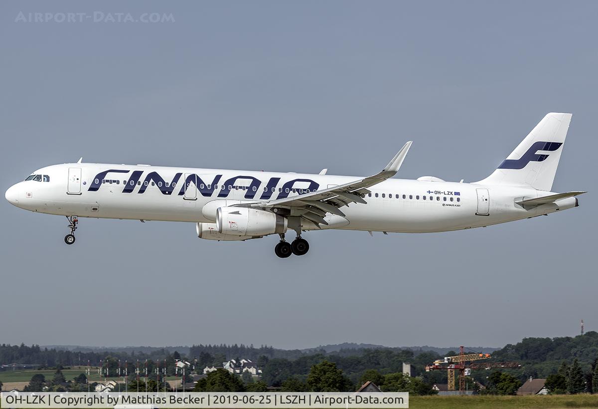 OH-LZK, 2014 Airbus A321-231 C/N 5961, OH-LZK