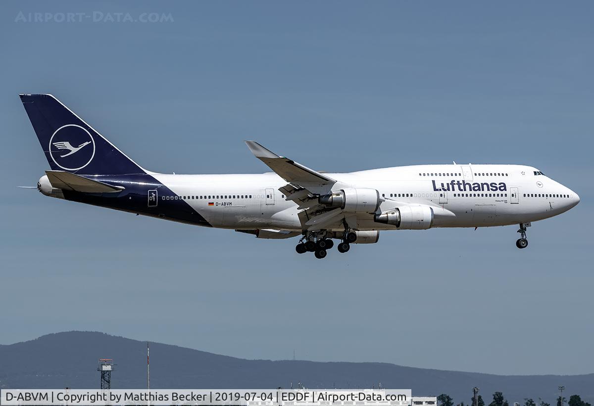 D-ABVM, 1998 Boeing 747-430 C/N 29101, D-ABVM