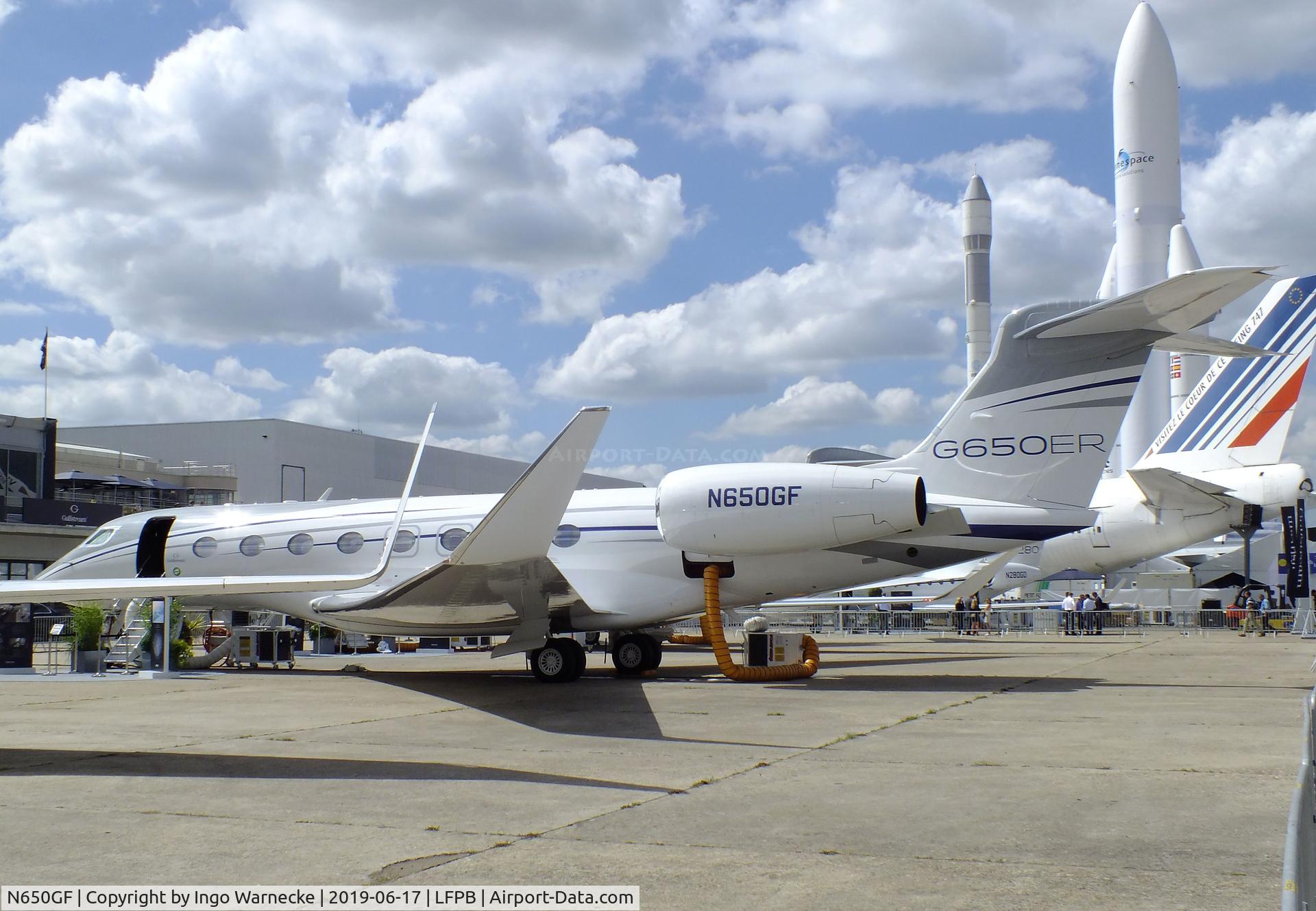 N650GF, 2018 Gulfstream G-VI (G650ER) C/N 6341, Gulfstream G VI (G650ER) at the Aerosalon 2019, Paris