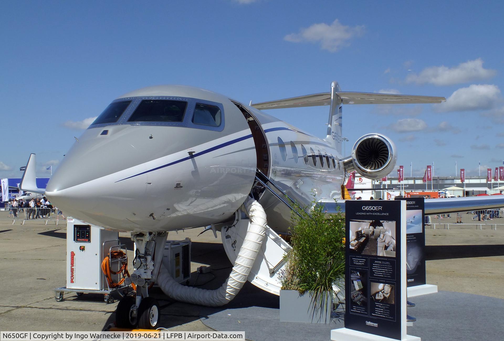 N650GF, 2018 Gulfstream G-VI (G650ER) C/N 6341, Gulfstream G VI (G650ER) at the Aerosalon 2019, Paris