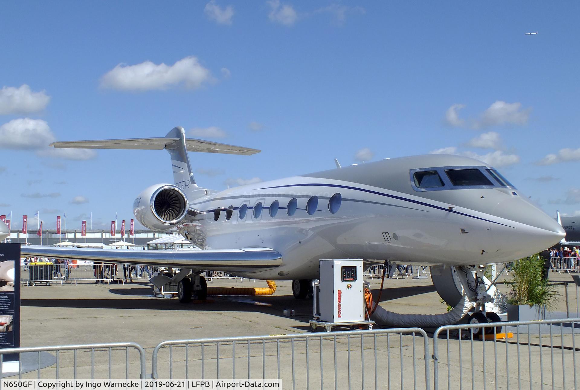 N650GF, 2018 Gulfstream G-VI (G650ER) C/N 6341, Gulfstream G VI (G650ER) at the Aerosalon 2019, Paris