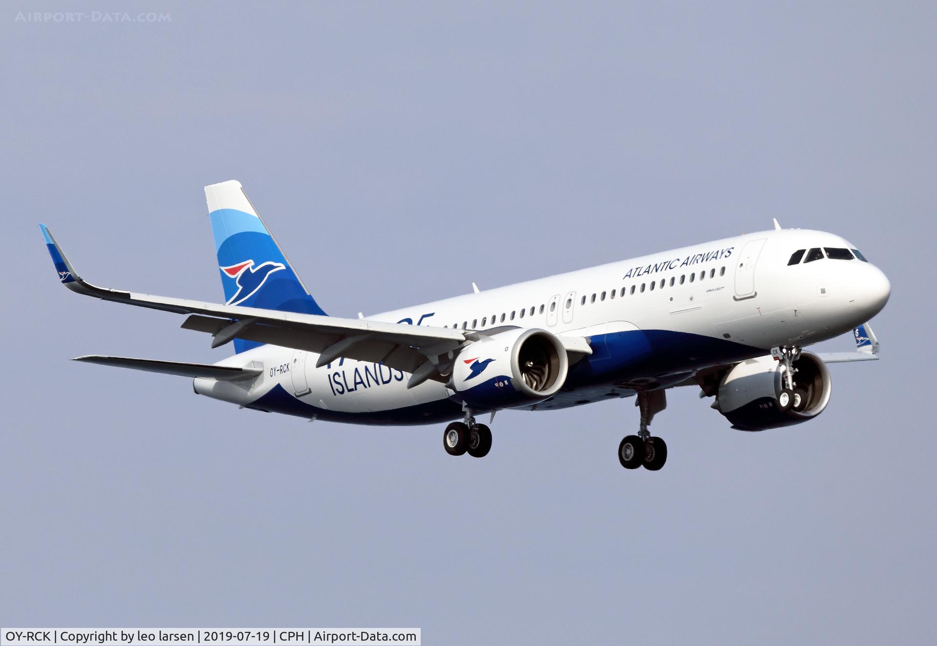 OY-RCK, 2019 Airbus A320-251N C/N 8918, Copenhagen 19.7.2019 L/D R-22L