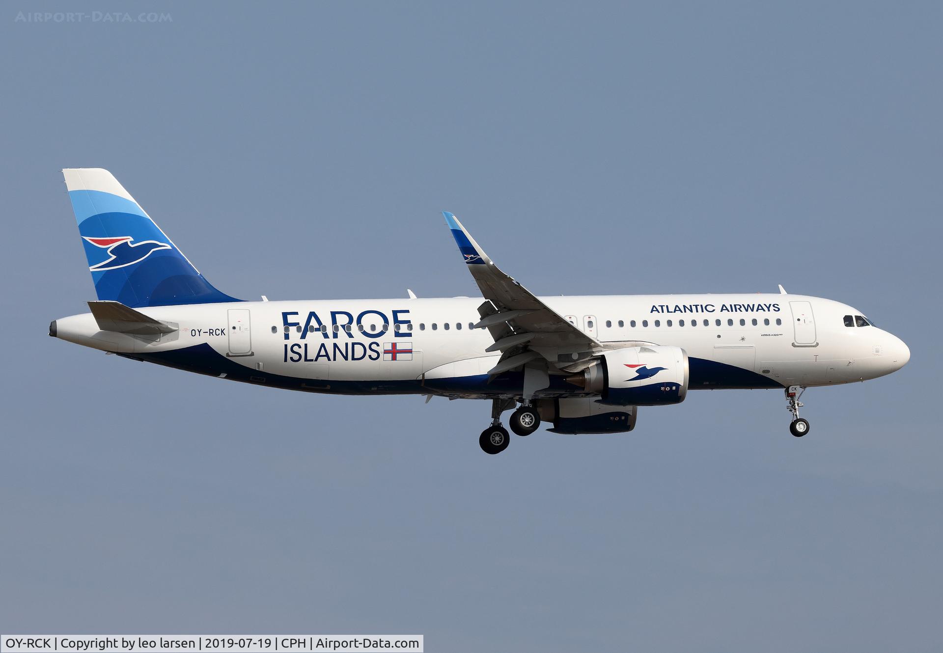 OY-RCK, 2019 Airbus A320-251N C/N 8918, Copenhagen 19.7.2019 L/D R-22L