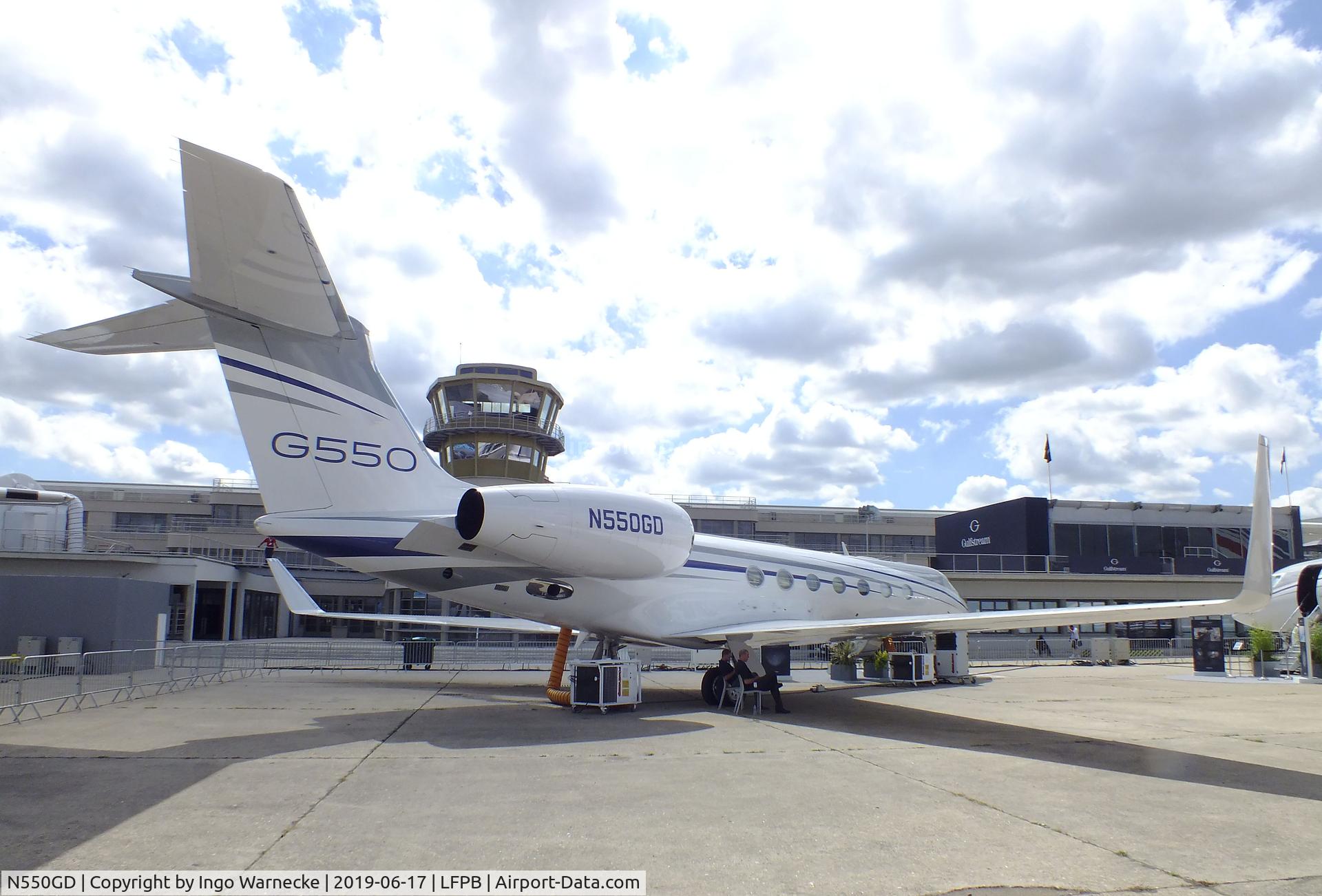 N550GD, 2018 Gulfstream Aerospace GV-SP (G550) C/N 5574, Gulfstream G V-SP (G550) at the Aerosalon 2019, Paris
