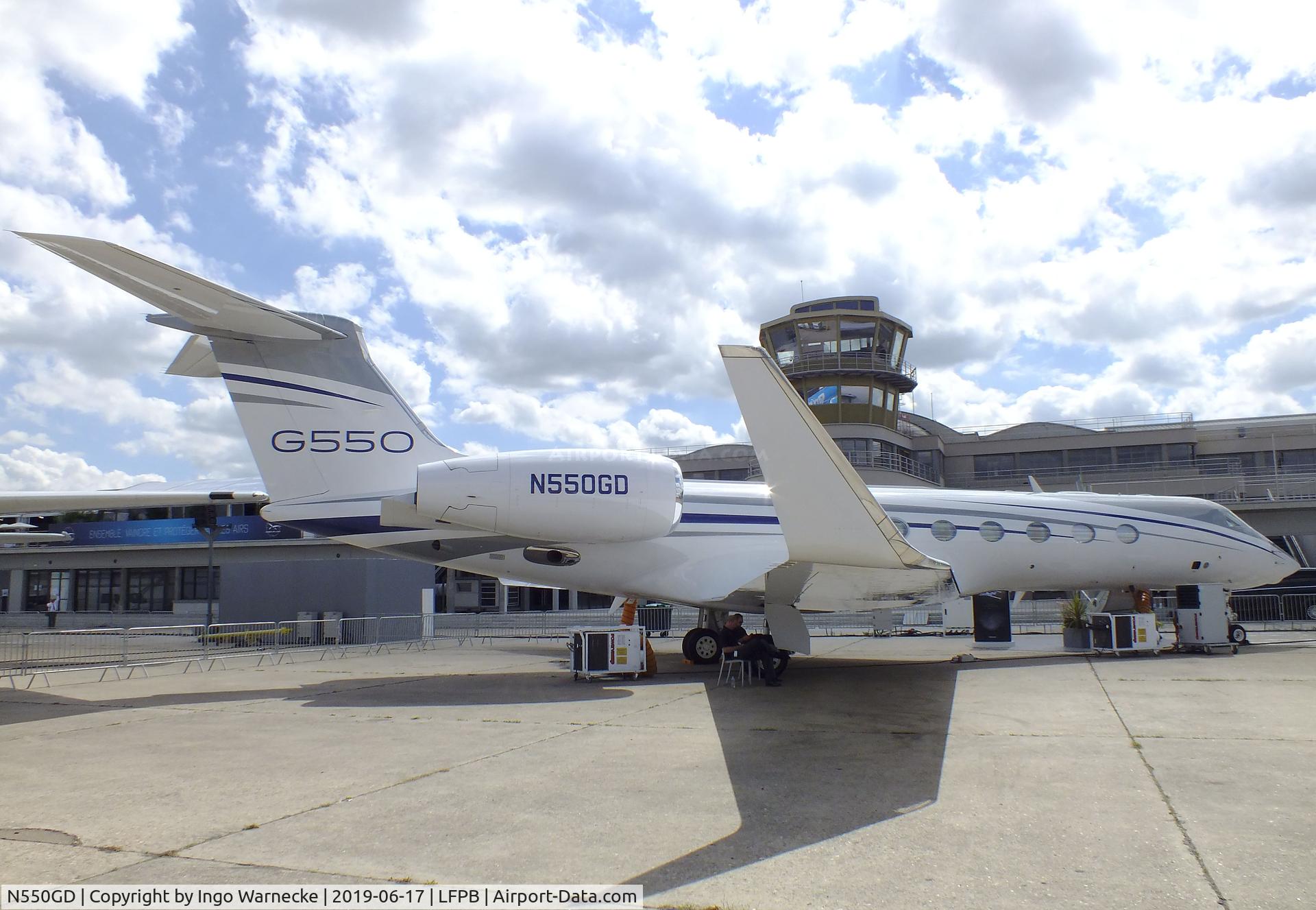 N550GD, 2018 Gulfstream Aerospace GV-SP (G550) C/N 5574, Gulfstream G V-SP (G550) at the Aerosalon 2019, Paris