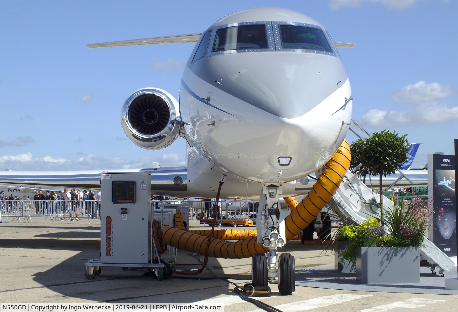 N550GD, 2018 Gulfstream Aerospace GV-SP (G550) C/N 5574, Gulfstream G V-SP (G550) at the Aerosalon 2019, Paris