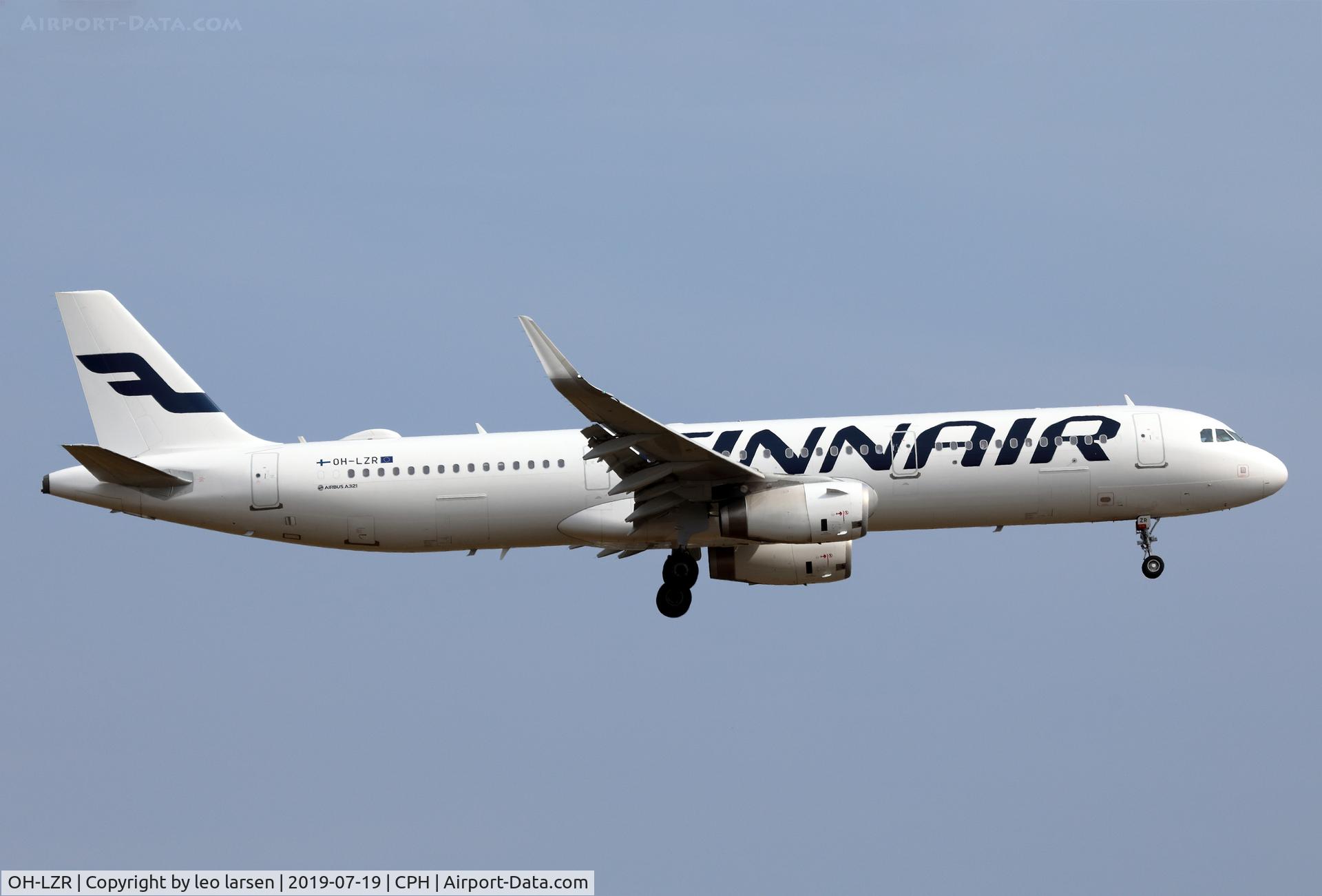 OH-LZR, 2017 Airbus A321-231 C/N 7981, Copenhagen 19.7.2019 L/D R-22L